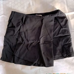 Black mini skirt